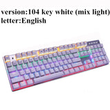 Metoo  Edition Mechanical Keyboard 87 keys Blue Switch Gaming Keyboards