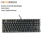 NEW Metoo Mechanical Keyboard 87/104 Anti-ghosting