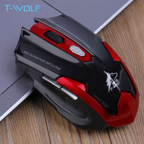 Silent Wireless Optical Mouse Gamer