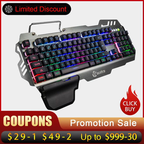 Gaming Keyboard RGB Backlight Computer Keyboards