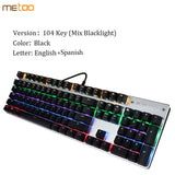 Gaming Mechanical Keyboard LED Backlit 87/104 keys Blue/Red Switch