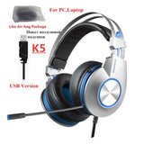USB Gaming Headphones Virtual 7.1 Surround Sound Stereo Bass Headset