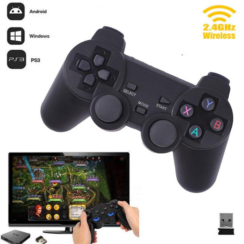 Hot 2.4G Wireless Gamepad PC For PS3 TV Box Joystick