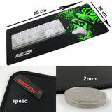 Green Lion Large Gaming Mouse Pad