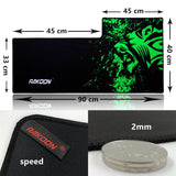 Green Lion Large Gaming Mouse Pad