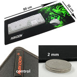 Green Lion Large Gaming Mouse Pad