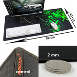 Green Lion Large Gaming Mouse Pad