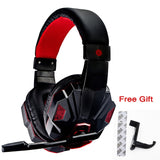 Gaming Headset For Gamer Wired Stereo Sound Noise Cancelling