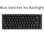 Mechanical Keyboard RGB LED Gaming Keyboards 82 Keys Blue/Black Switches