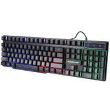 Gaming Keyboard 104 Keys 3-Color Backlight