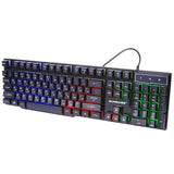 Gaming Keyboard 104 Keys 3-Color Backlight