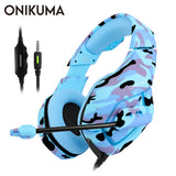 Gaming Headset PC Gamer Stereo Earphones Headphones
