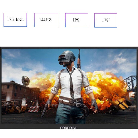 17.3 Inch High  Refresh Rate 144hz HDMI Monitor 1920 * 1080P